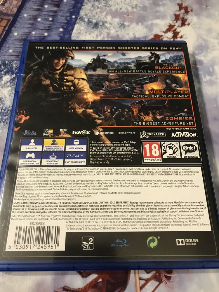 Call of duty black ops IIII 4 gra na ps4 gry playstation split screen