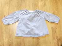 rozm 74 The Little White Company bluzka koszulowa trapezowa a'la jeans