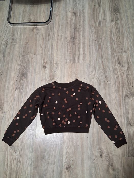 Top bluza dla dziewczynki ubierana przez głowę 134-140