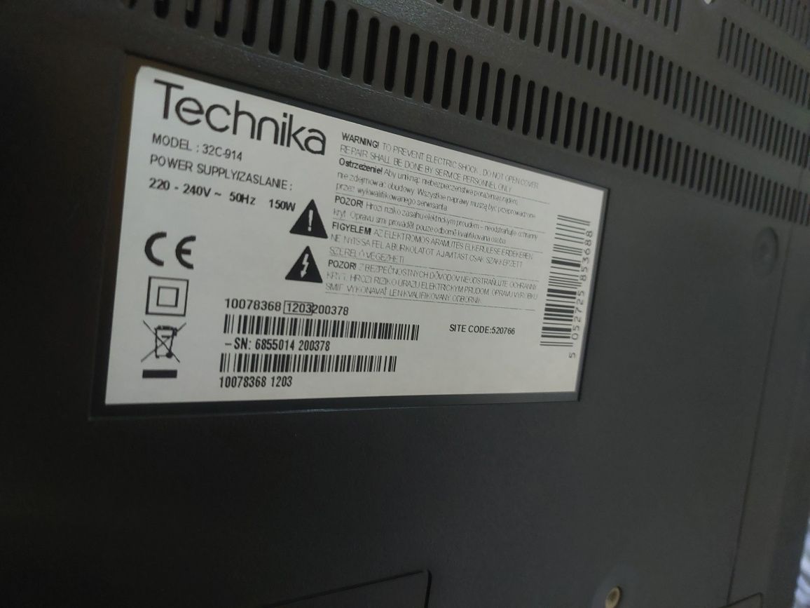 Telewizor 32 cale Technika z pilotem