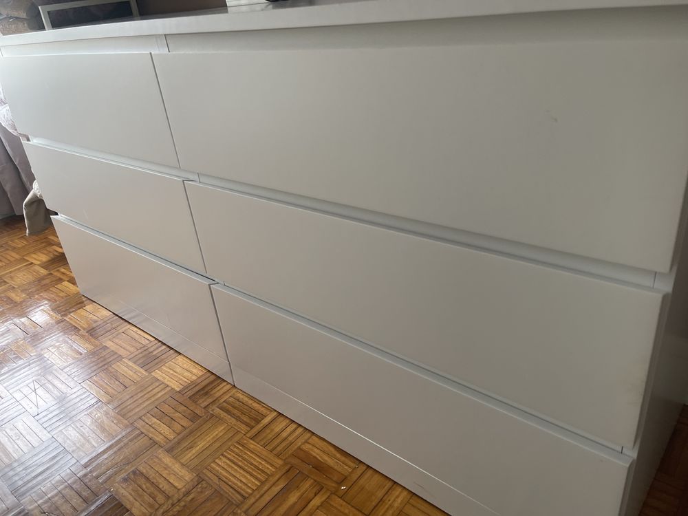 Comoda malm branca ikea
