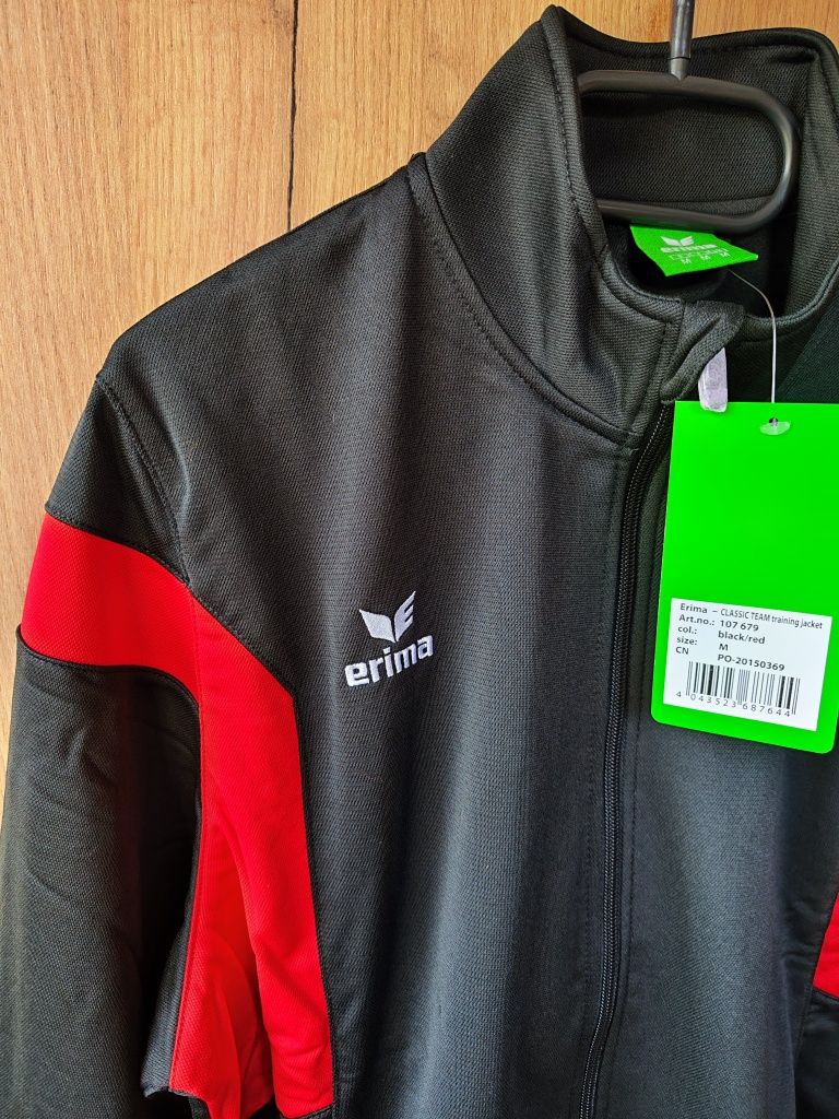 Bluza sportowa rozsuwana Erima, rozmiar M, nowa z metką, kieszenie na