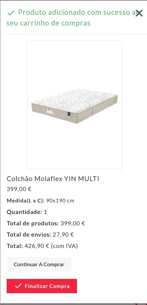 Colchão Solteiro Molaflex