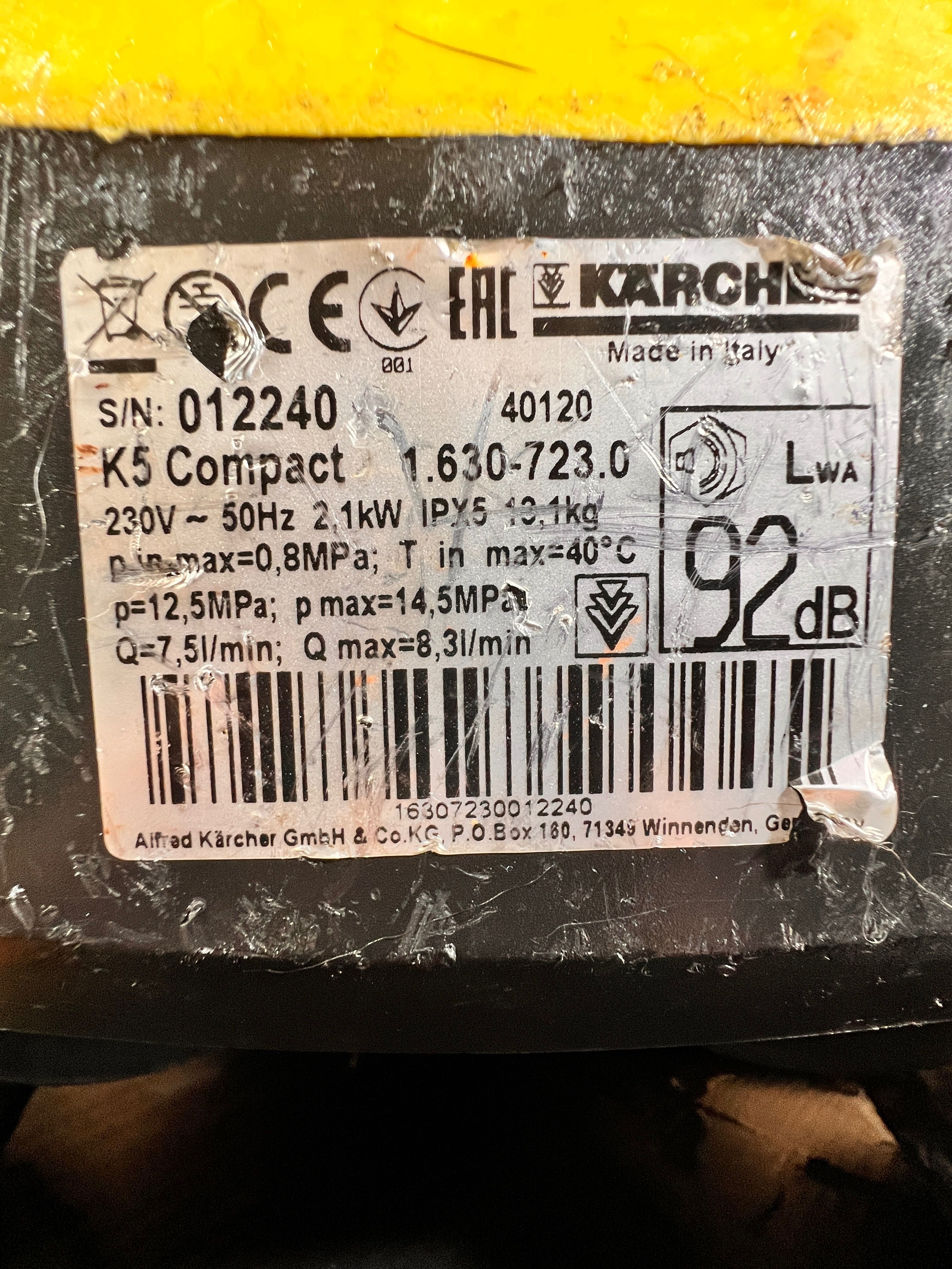 Мойка високого тиску Karcher K 5