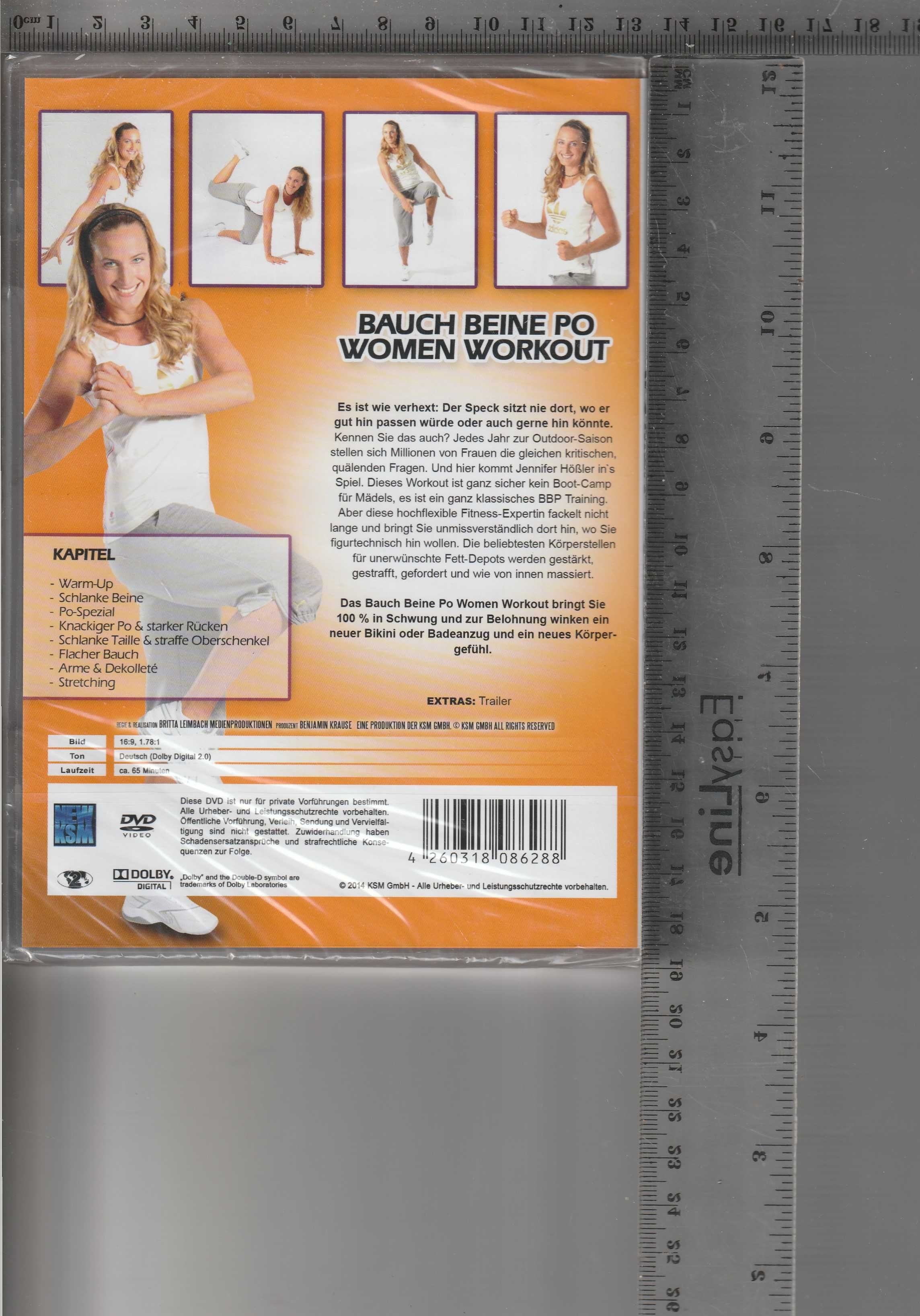 Bauch beine po women workout Jenifer Hobler DVD