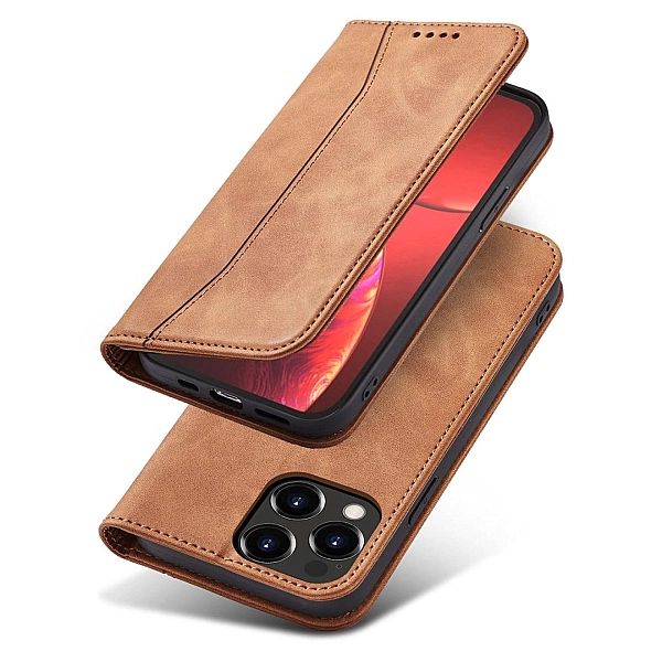 Etui Fancy Braders Case do iPhone 13 Pro Max brązowy