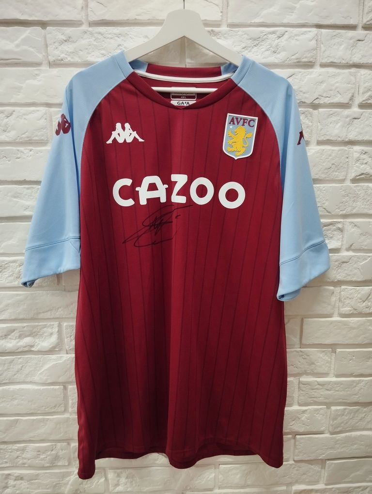 Koszulka Aston Villa z autografem Matty Cash'a! Oryginalna koszulka