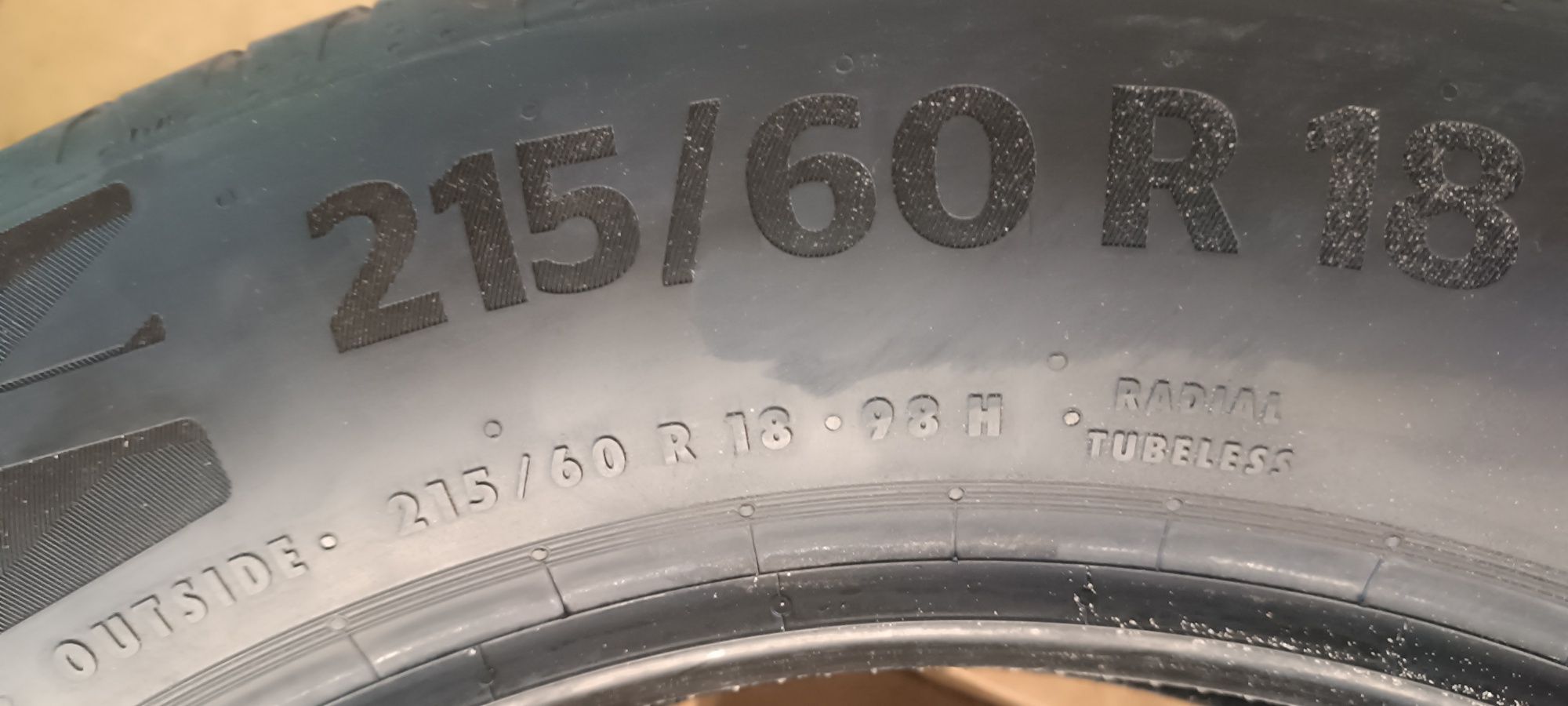 4 x praktycznie nowe opony letnie Continental Eco Contact 6 Q