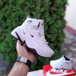 Женские зимние кроссовки белые жіночі теплі кросівки Nike хутро найк