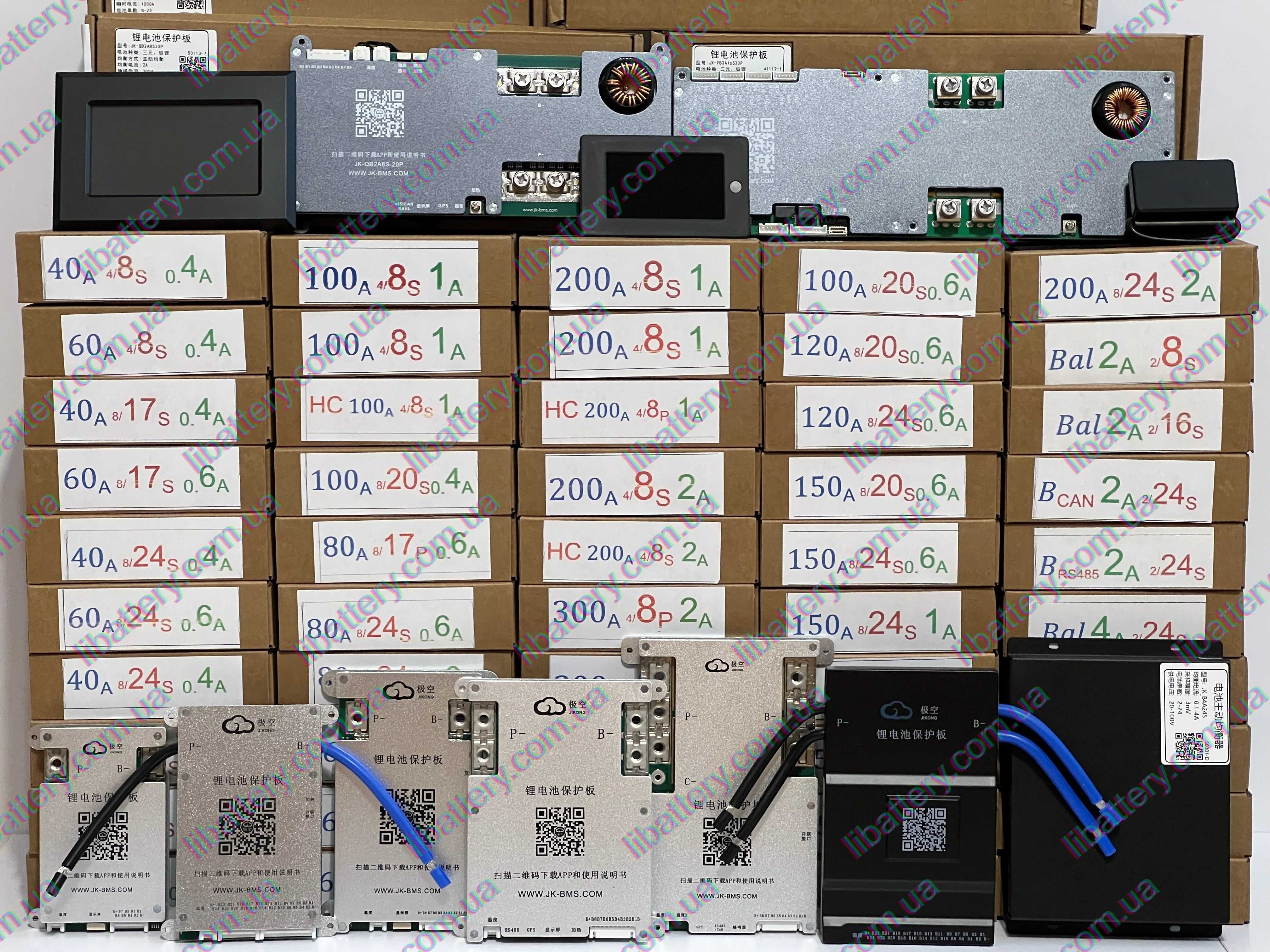 Smart JK BMS JiKong 100-150А 3S-8S-20S B1A20S15P B2A24S15P BD6A20S12P