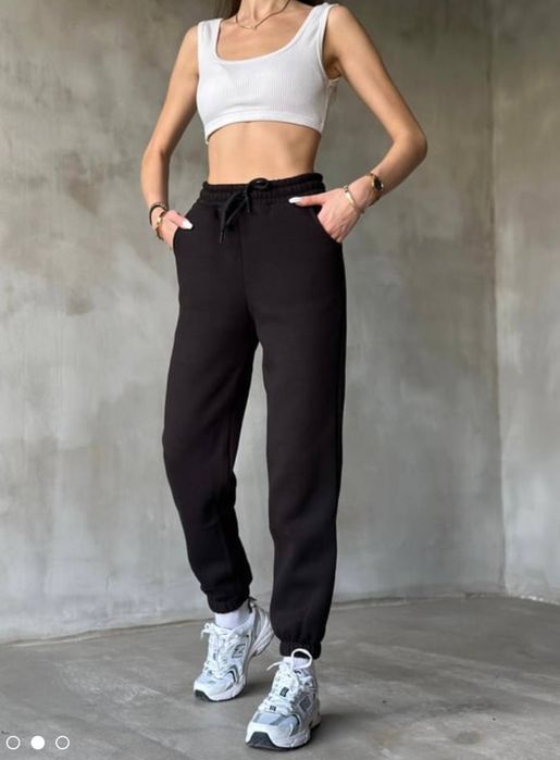 Штани  теплі джогери на флісі гарної якості