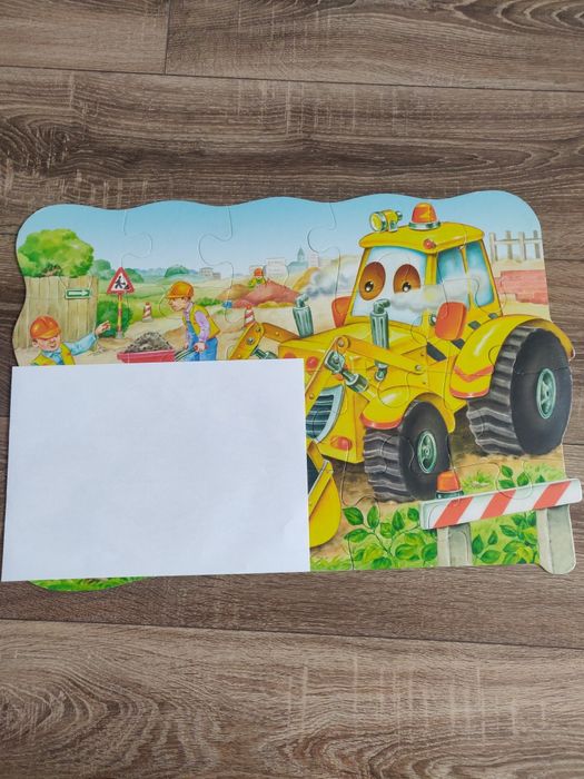 Макси-пазл Бульдозер Castorland Puzzle 20 деталей
