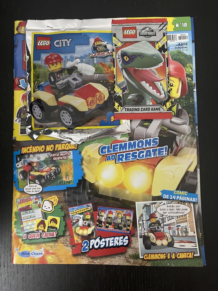 Lego City :: Figura Clemmons :: revista e cartas