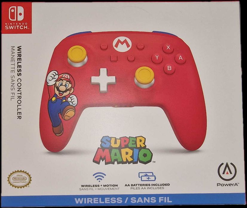 Kontroler bezprzewodowy PowerA do Nintendo Switch – Mario Joy, Switch