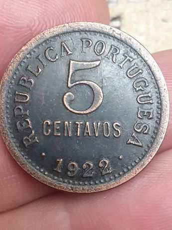 Rara 5 centavos 1922