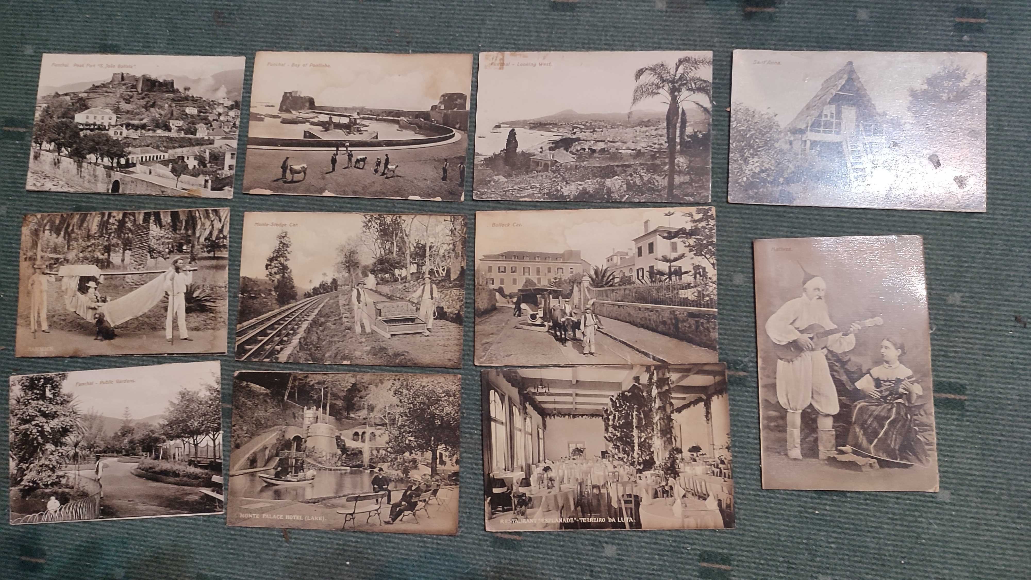 11 Postais antigos da Madeira