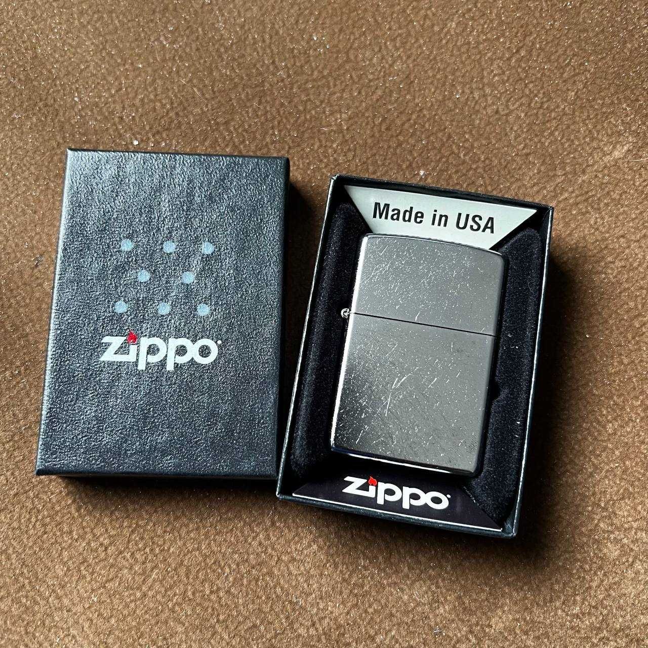 Зажигалка ZIPPO  Black Ice  Оригинал