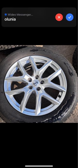 KOŁA 18 felgi Volvo XC60 II 5x108 opony zimowe Dunlop 4x 235/60R18