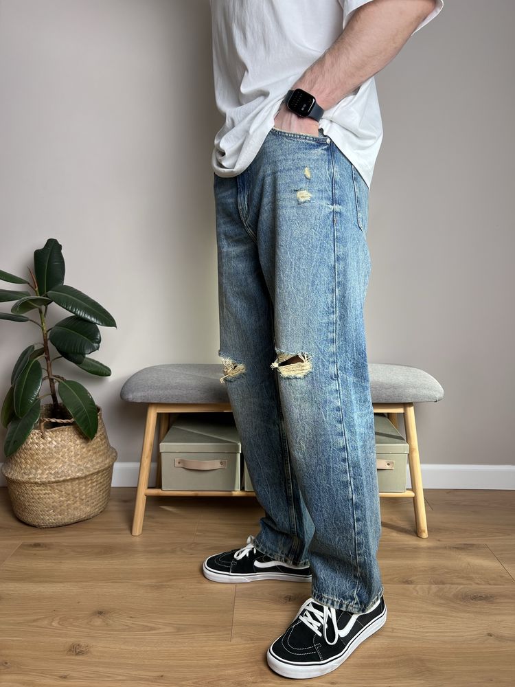 Джинси Pull&Bear Baggy з порватостями