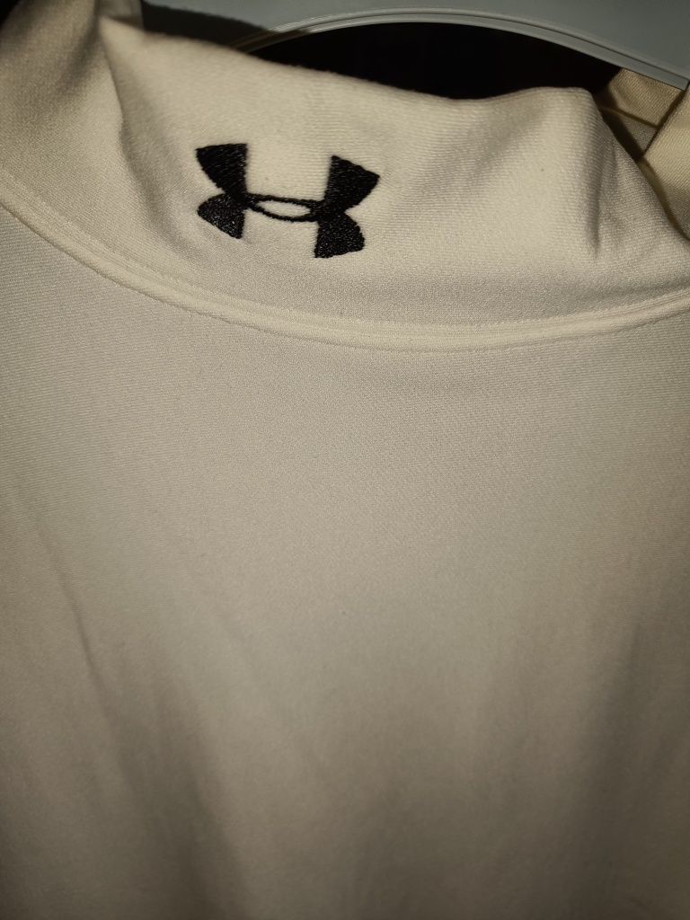 Biała Bluzka koszulka sportowa Under Armour XL coldgear