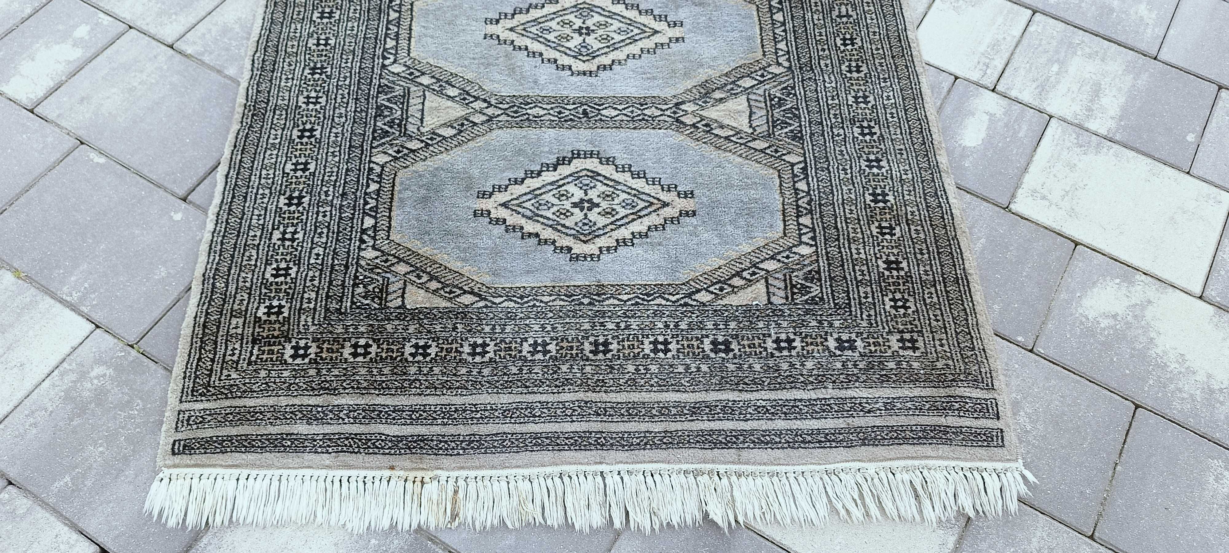 Buchara ręcznie tkany dywan wełniany 165 x 95 cm perski pakistan