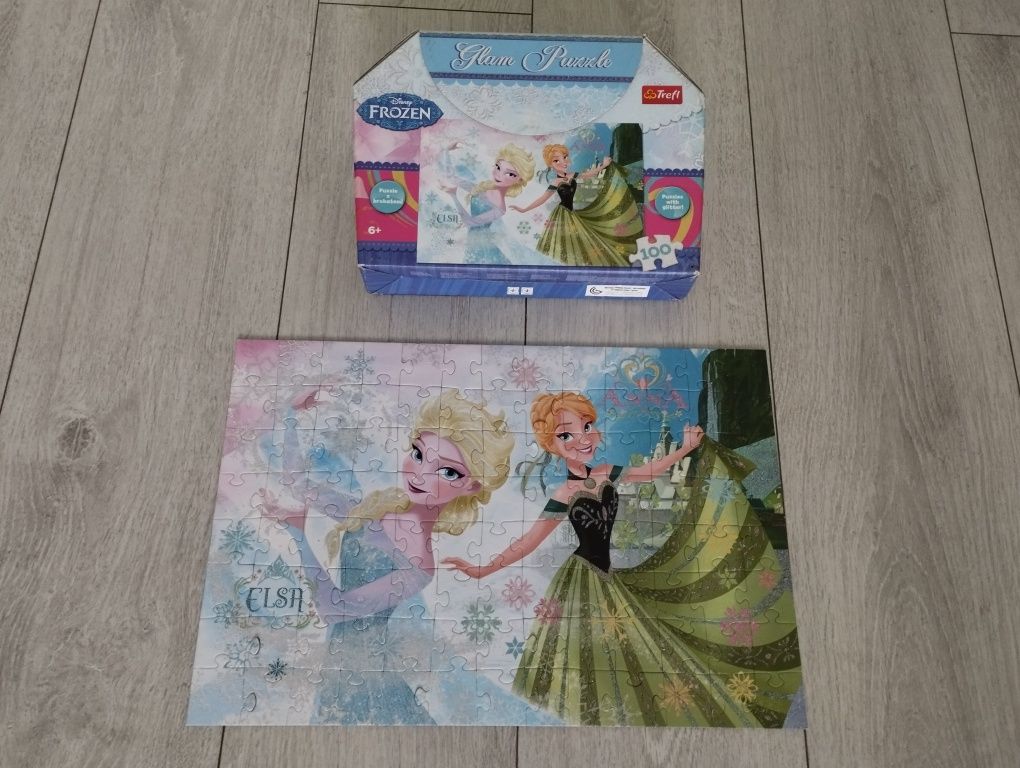 Puzzle Frozen 3 zestawy