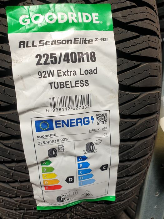 225/40R18 XL Goodride Nowe Wielosezonowe