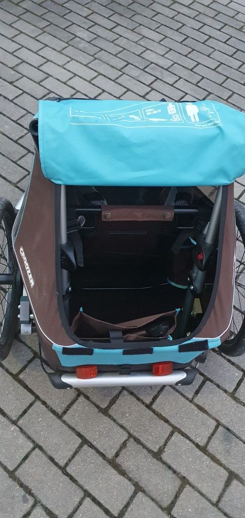 Przyczepka rowerowa Croozer Kid 1 z amortyzacją