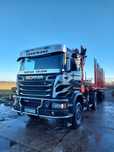 Scania G 450  Zestaw do przewozu drewna