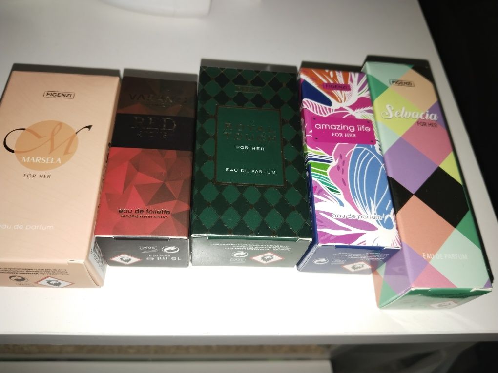 Perfumy zestaw 5 sztuk