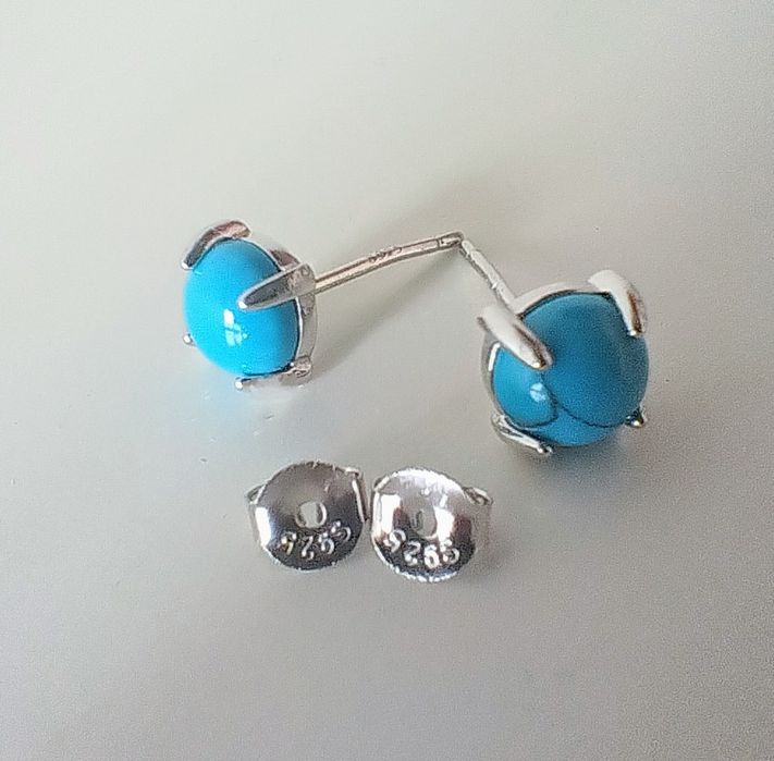 Kolczyki z turkusem