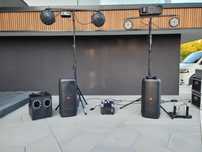 Wynajem nagłośnienia: JBL PartyBox 300 + oświetlenie + wytwornica dymu