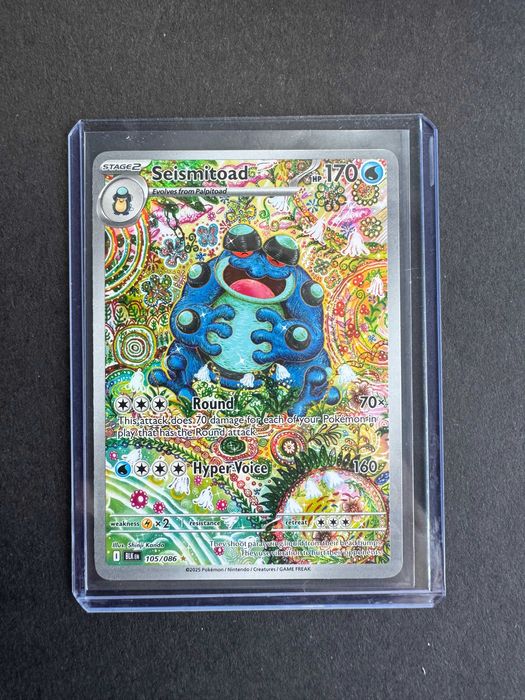 Seismitoad #105/086 - SV: Black Bolt - Pokemon TCG