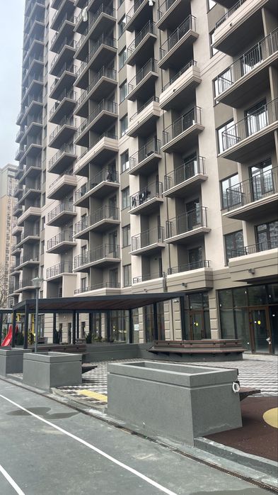 1к. кв. - евродвушка в ЖК Эллада, сданная секция. Вид на Генуэзскую