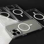 Преміум якісний чохол Fibra Crystal Case with MagSafe для Apple iPhone