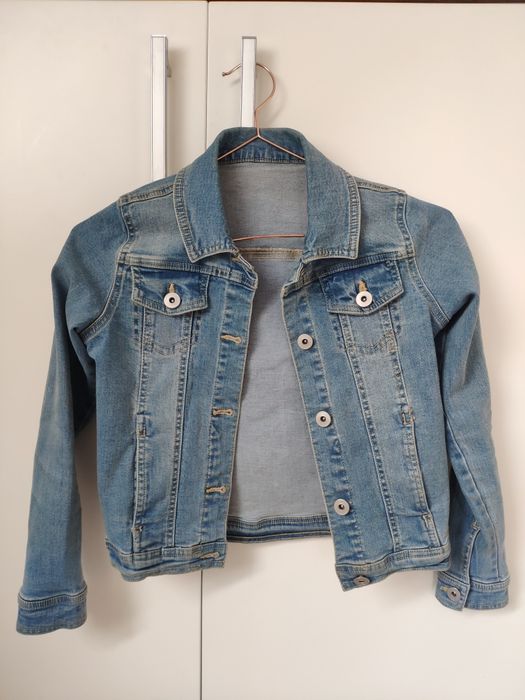 Kurtka, remoneska jensowa dziewczęca 10-11 lat