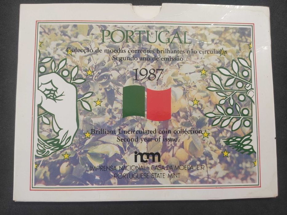 Moedas em carteira BNC 1987