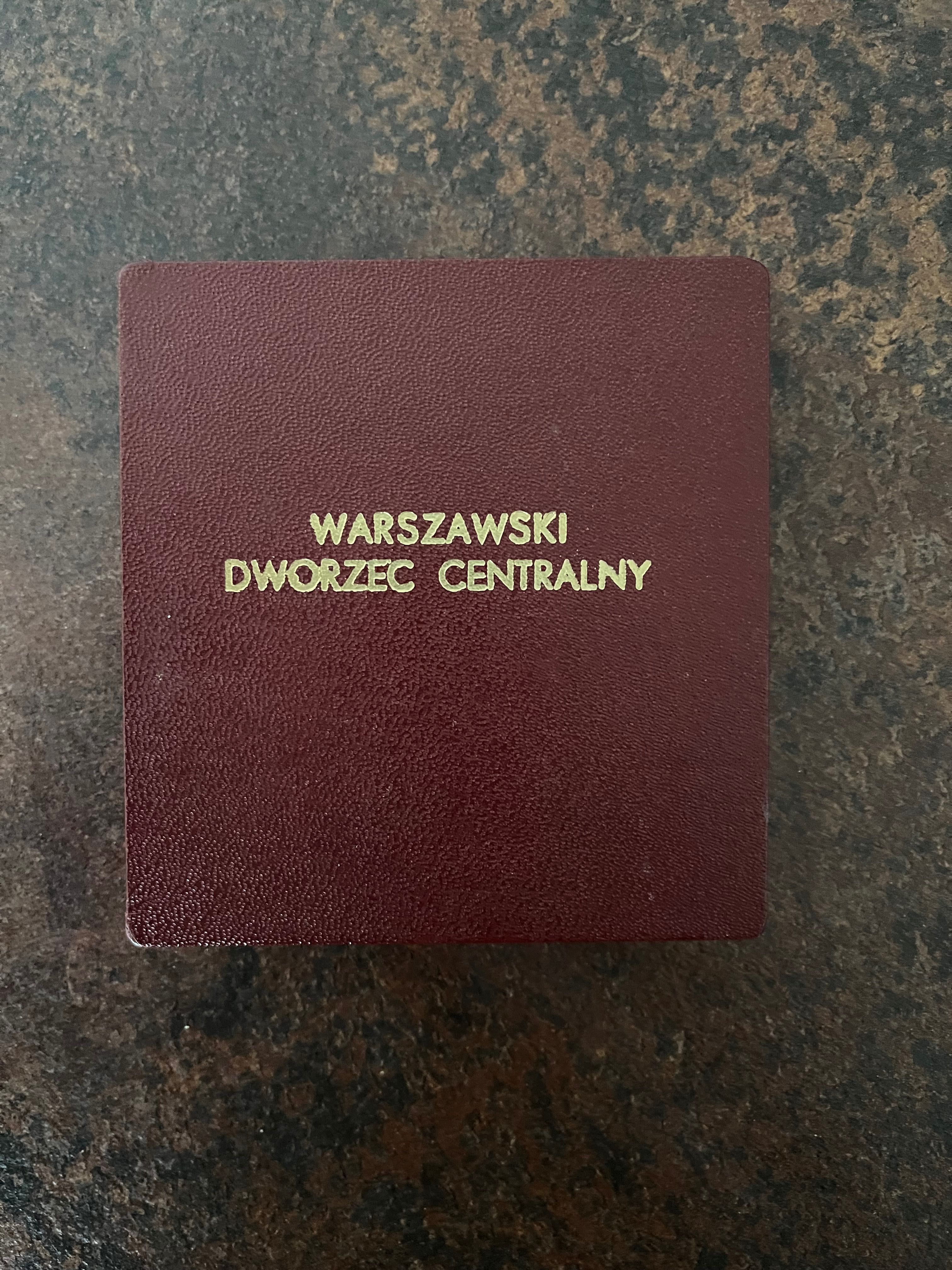 Medal PKP Warszawski Dworzec centralny