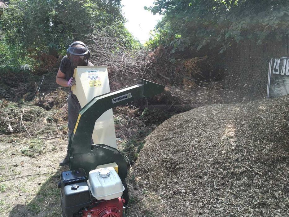 Usługi koparką łańcuchową, rębak, wycinarka do darni, wertykulacja