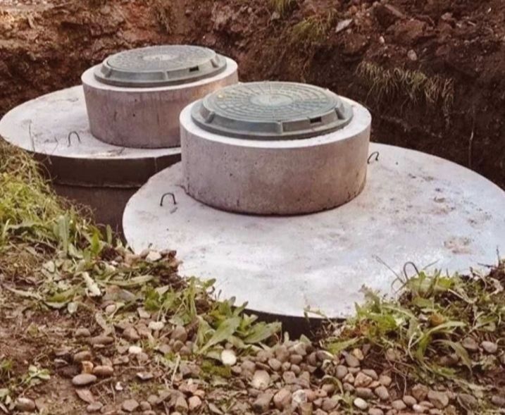 Копка септика під ключ. Каналізація с бетонних кілець. ukrseptik.com