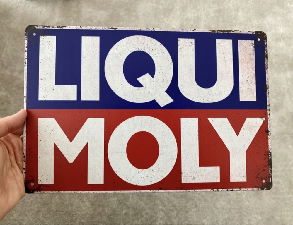 LIQUI MOLY • Placa Metalica Decorativa (nova)