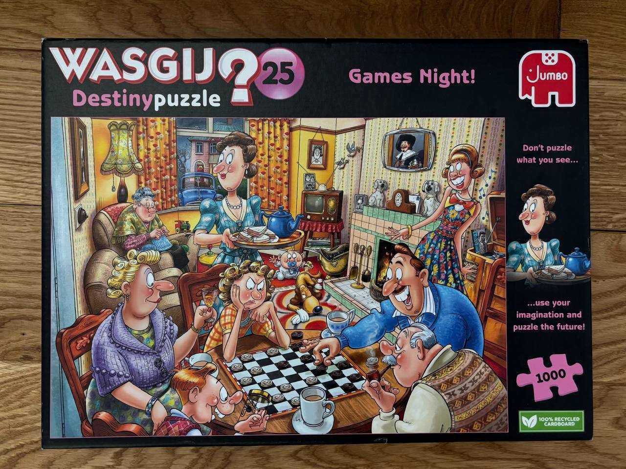 Пазли Wasgij  Mistery 24, Mistery 18,Destiny 25,Destiny 23,Original 39