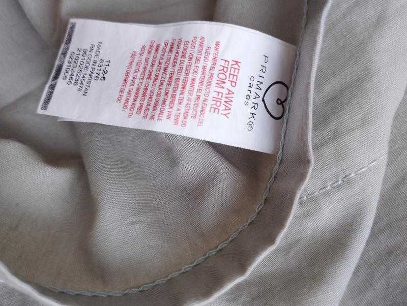 Primark наволочка наволочки оливковый цвет 100% cotton/хлопок, 50×70