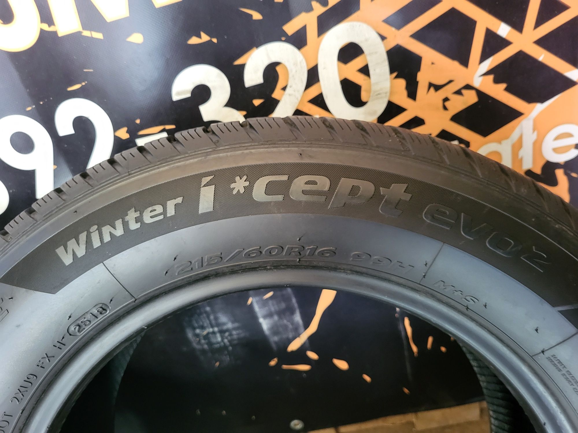 Opony zimowe 215/60/16 Hankook 18rok 6mm
