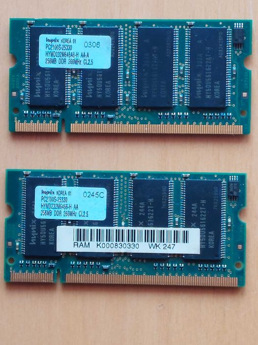 Memorias DDR2 para portátil