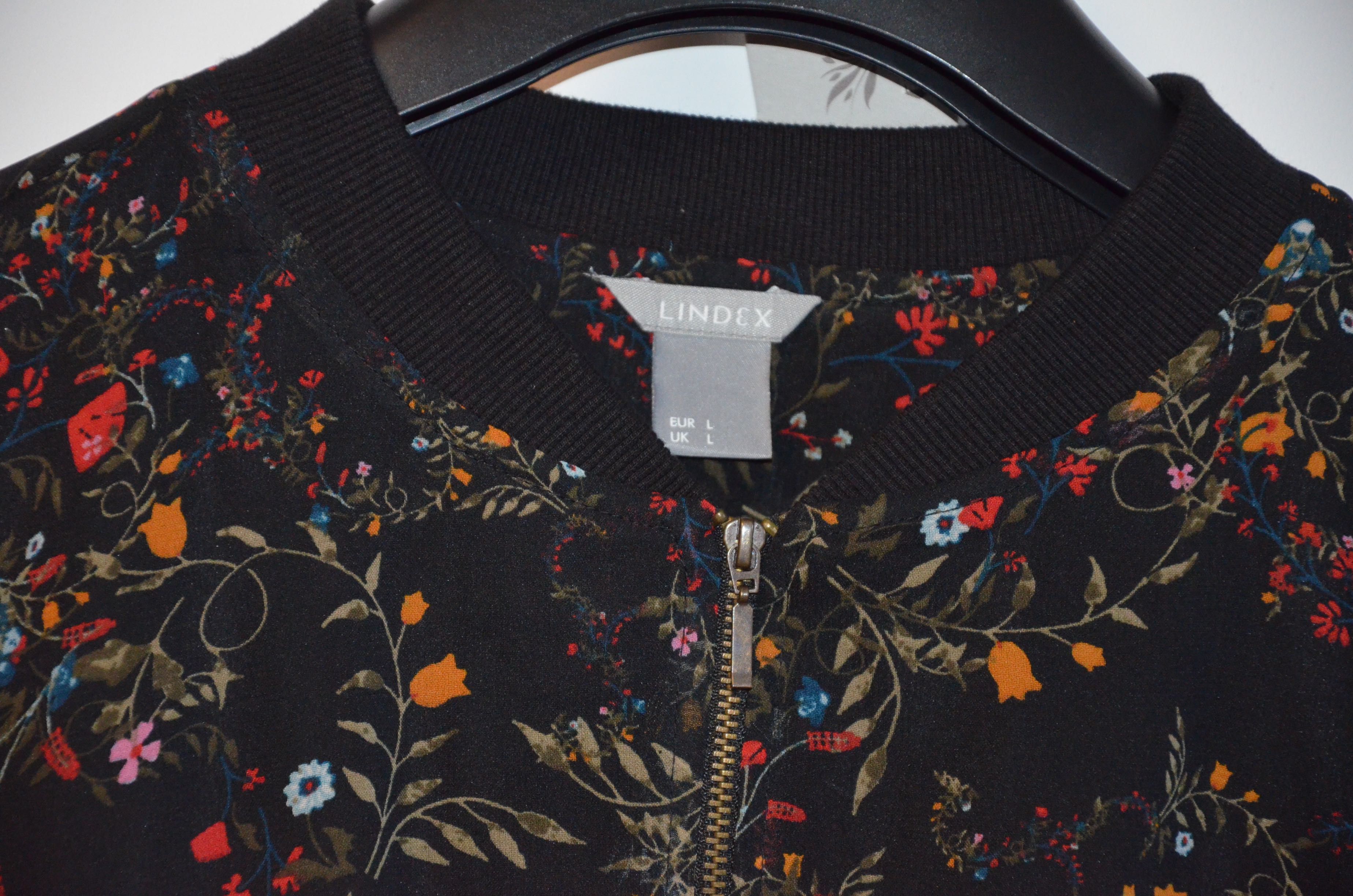 lindex kurtka bomberka w kwiaty r. L