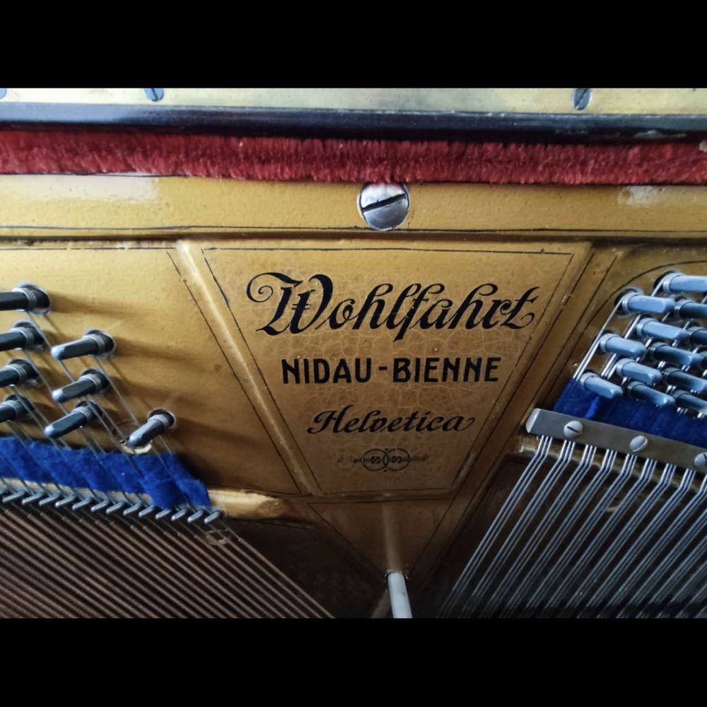 Piano wohlfahrt em otimo estado geral