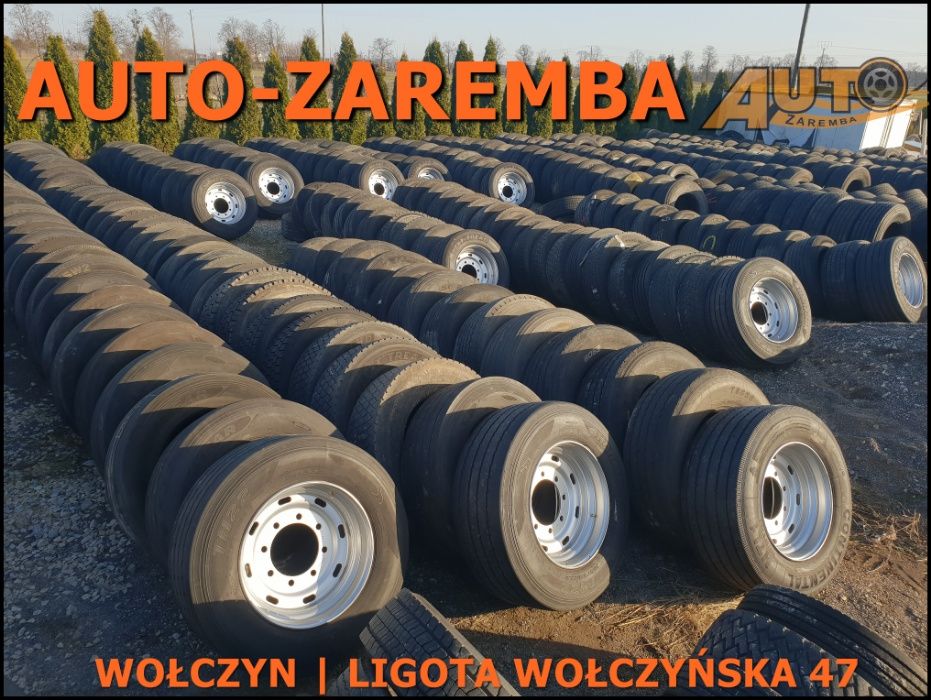 KOŁA DO PRZYCZEP 315/70R22,5 NA 8 OTWORÓW z Tira 98cm Auto Zaremba