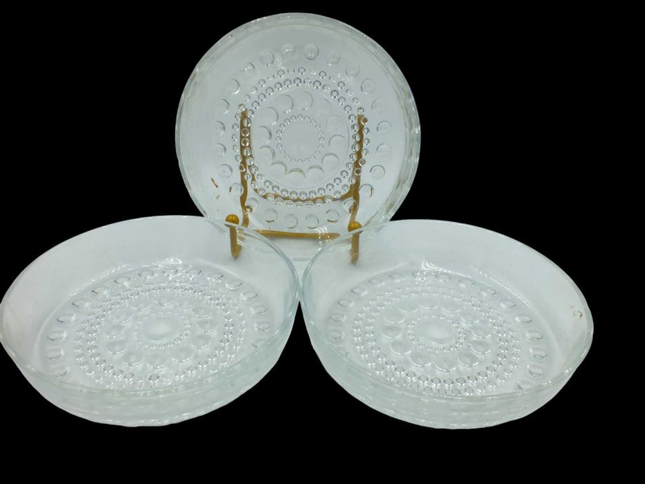 Miski szklane w stylu krople rosy  B121645