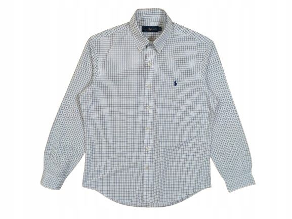 RALPH LAUREN Koszula Męska w Kratkę Logowana r. M